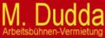 Baumdienst, Transporte und Hubarbeitsbühnen-Vermietung Martin Dudda